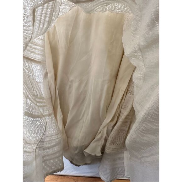 Ralph Lauren Purple Label Ivory Cashmere Linen Silk Knit Dress Size M, NWT - Picture 6 of 9